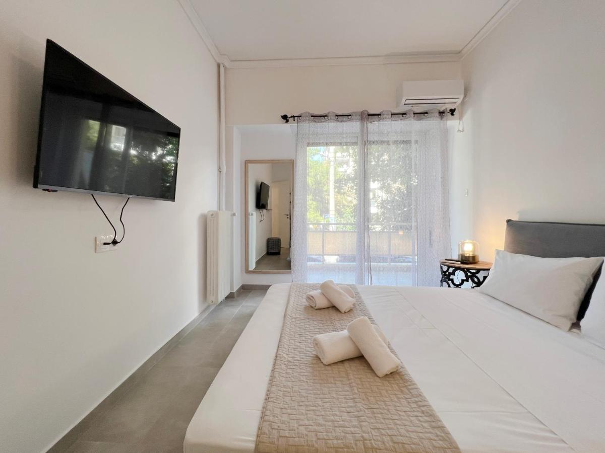 Apartamento Mouson Modern 80Sqm Apt Next To Edem Beach Atenas Exterior foto